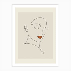 Portrait Of A Woman 1 Art Print