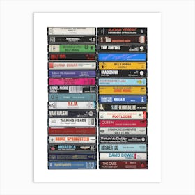 1984 Music - Cassette Print - Born in '84 - 40th Birthday Art Print