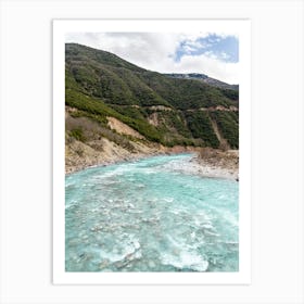 Wild Greek Mountain River Art Print