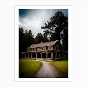 Sandstone House Art Print