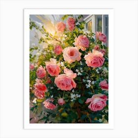 Pink Roses Art Print