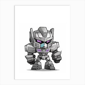 Transformers Megatron Art Print