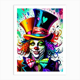 Colorful Madhatter #3 Art Print