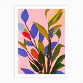 Maranta Colourful Illustration Art Print