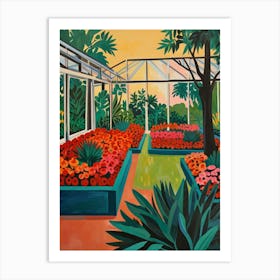 Greenhouse Garden Art Print