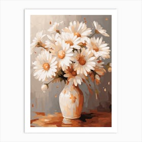 Daisy Flower Still Life Painting 1 Dreamy Art Print