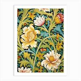 Floral Wallpaper By William Morris 2 Art Print