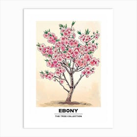 Ebony Tree Storybook Illustration 2 Poster Art Print