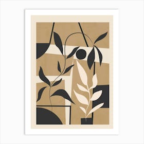 Abstract Foliage 1 Art Print