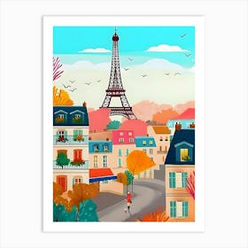 Paris Eiffel Tower Art Print