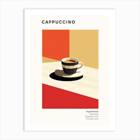 Cappuccino Coffee Art Print