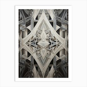 Geometric Reflections Abstract 10 Art Print