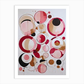 Abstract Circles 3 Art Print