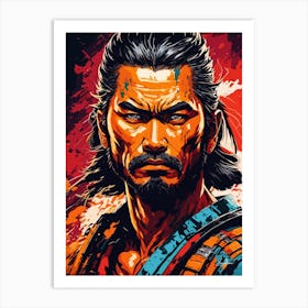 Great Japanese warrior Art Print