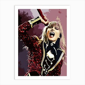 Taylor Swift Concert Art Print