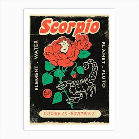 Scorpio Art Print