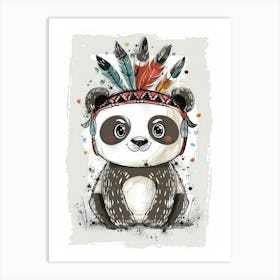 Indian Panda 12 Art Print