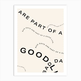 Good Life 2 Art Print
