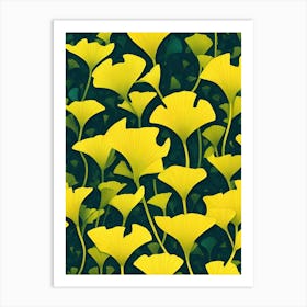 Ginkgo Leaves 52 Art Print