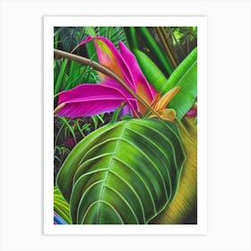 Nosara Costa Rica Soft Colours Tropical Destination Art Print