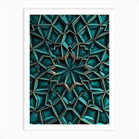 Abstract Geometric Pattern 3 Art Print