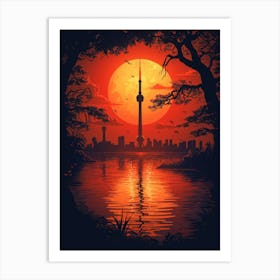 Toronto Skyline Art Print