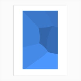 Blue Abstract Art Print