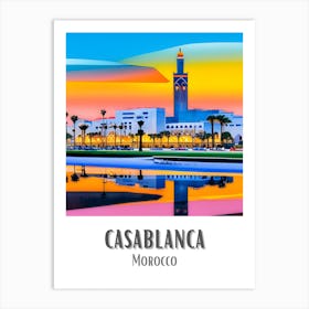 Casablanca Morocco 3 Art Print