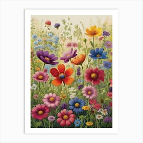 Wildflowers 1 Art Print