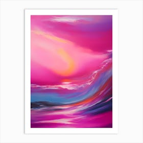 Pink Sunset Art Print