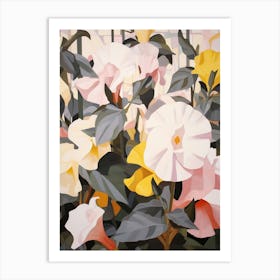 Impatiens 1 Flower Painting Art Print