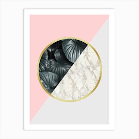 Floral collage 4 Art Print