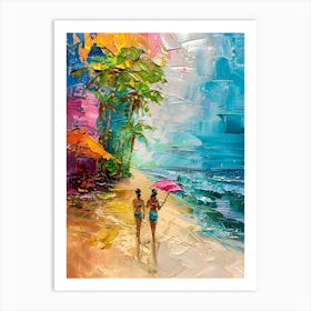 Colorful Beach 5 Art Print