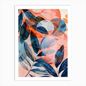 Abstract Leaves 11 Art Print