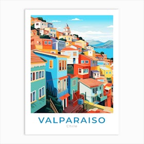 Chile Valparaiso Travel Art Print