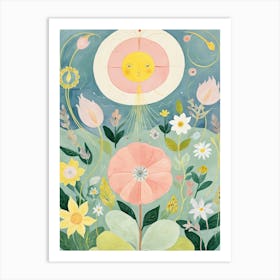 Sun In The Garden Art Print