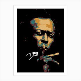 Miles Davis American Jazz Trumpeter Legend Poster