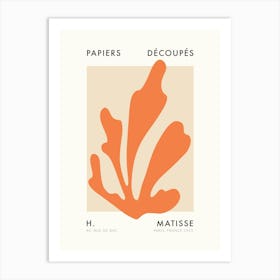 Matisse Papiers Orange Art Print Art Print