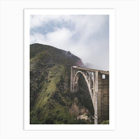Bixby Bridge Art Print