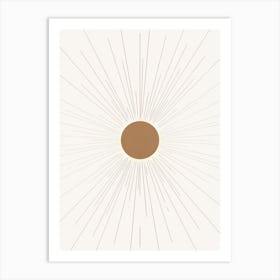 Bohemian Sunburst 1 Art Print