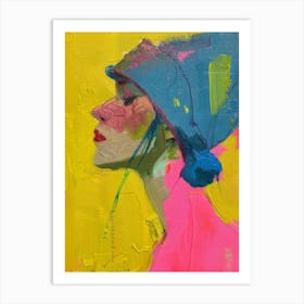 Woman In A Hat 50 Art Print