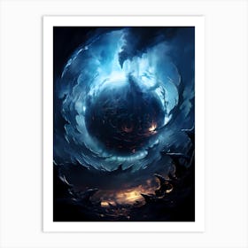 Dark Sphere Art Print