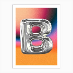 Chrome B Poster Art Print