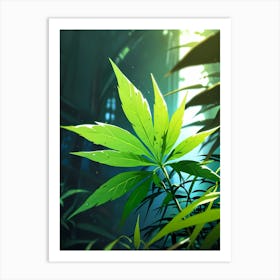 Marijuana Leaf 3 Art Print