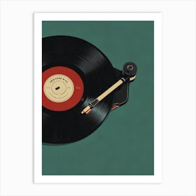 Vinyl Record 12 Art Print