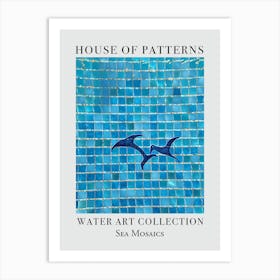 House Of Patterns Sea Mosaics Water 4 Art Print