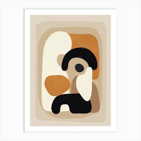 Minimal Abstract Shape Art 2 Art Print