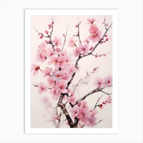 Cherry Blossom Painting 10 Art Print