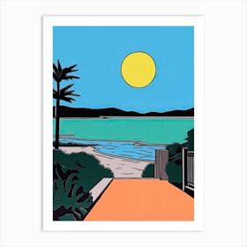 Minimal Design Style Of Barbados 2 Art Print