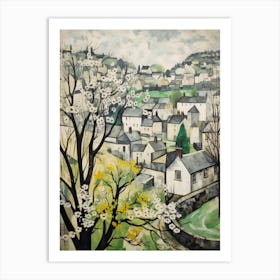 Hawkshead (Cumbria) Painting 3 Art Print